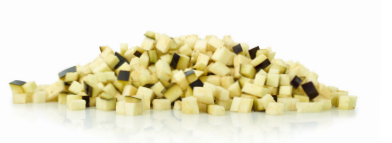 AUBERGINES EN CUBE AU KG