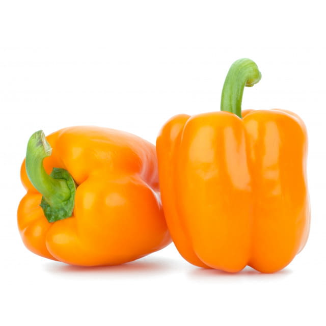 POIVRONS ORANGES CAISSE (BEL / LOT 261604 / CAISSE DE 5 KG - CAL GG)