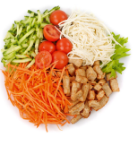 SALADE CRUDITES POULET RAV 315 GR